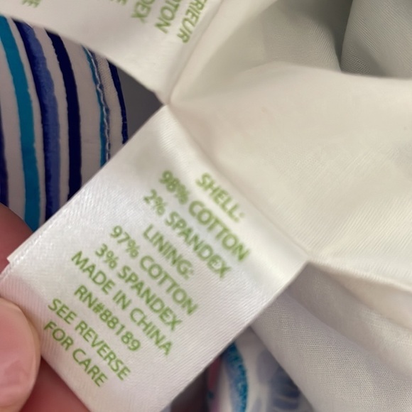 Lilly Pulitzer Iva Preppy Midi Fit Flare Multicolor Resort Wear Vacation Dress 0 - Picture 9 of 12